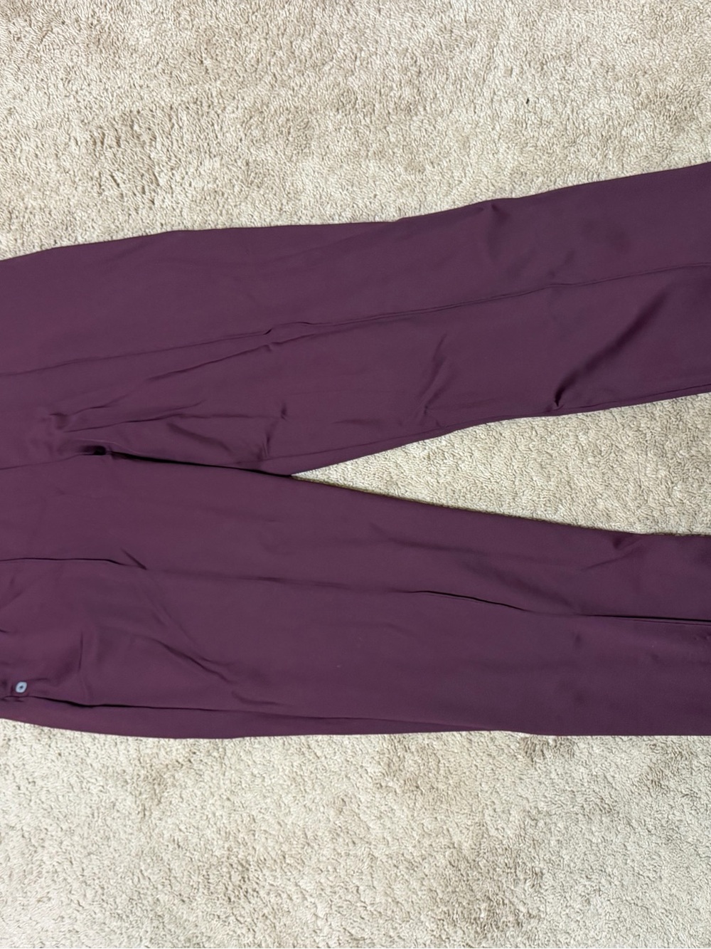 Figs Straight Leg Pants in Plum